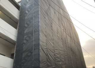 福岡市中央区高砂　7階建 大規模修繕工事　その⑴