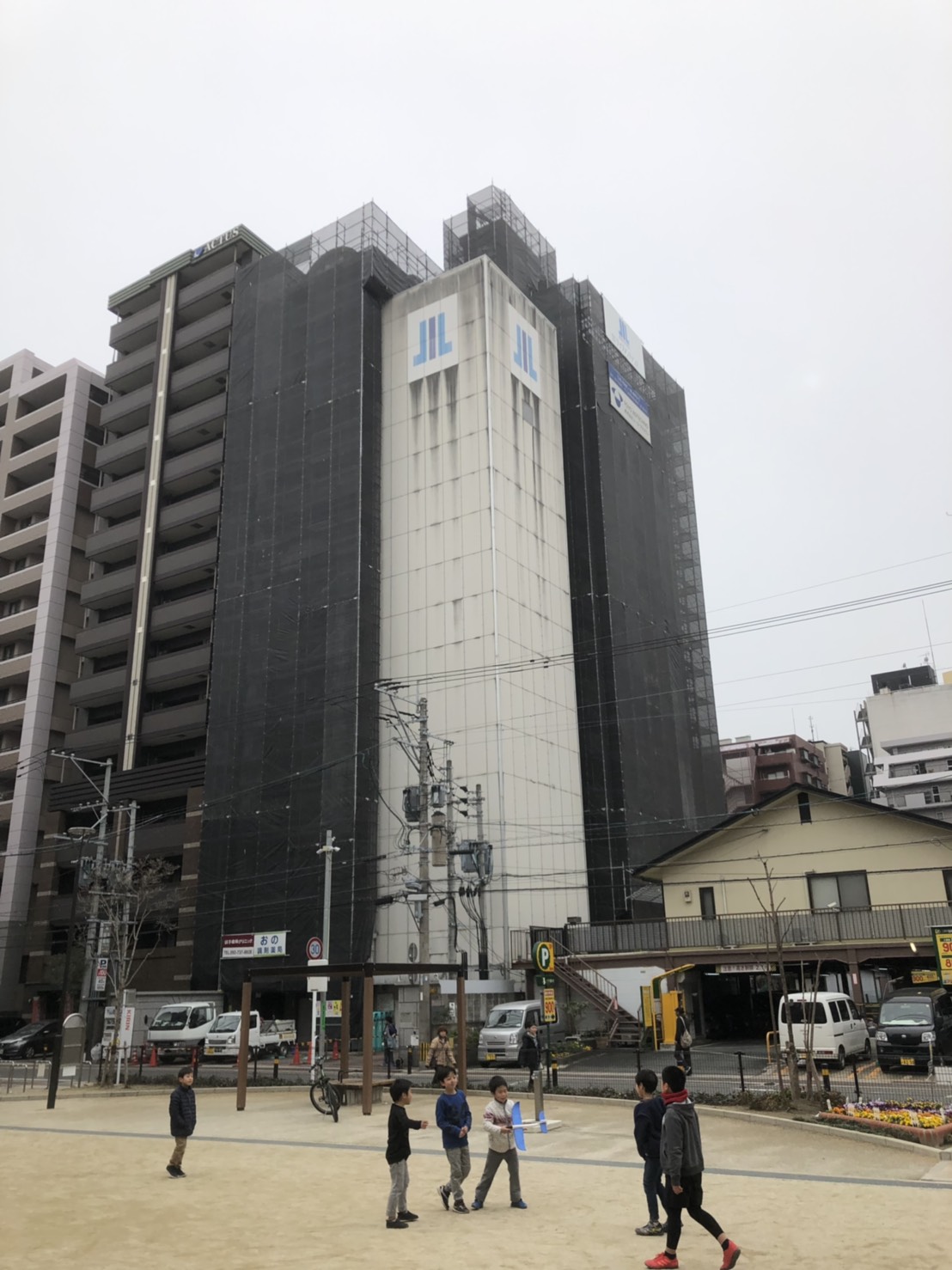福岡県福岡市中央区薬院15階建マンション改修工事