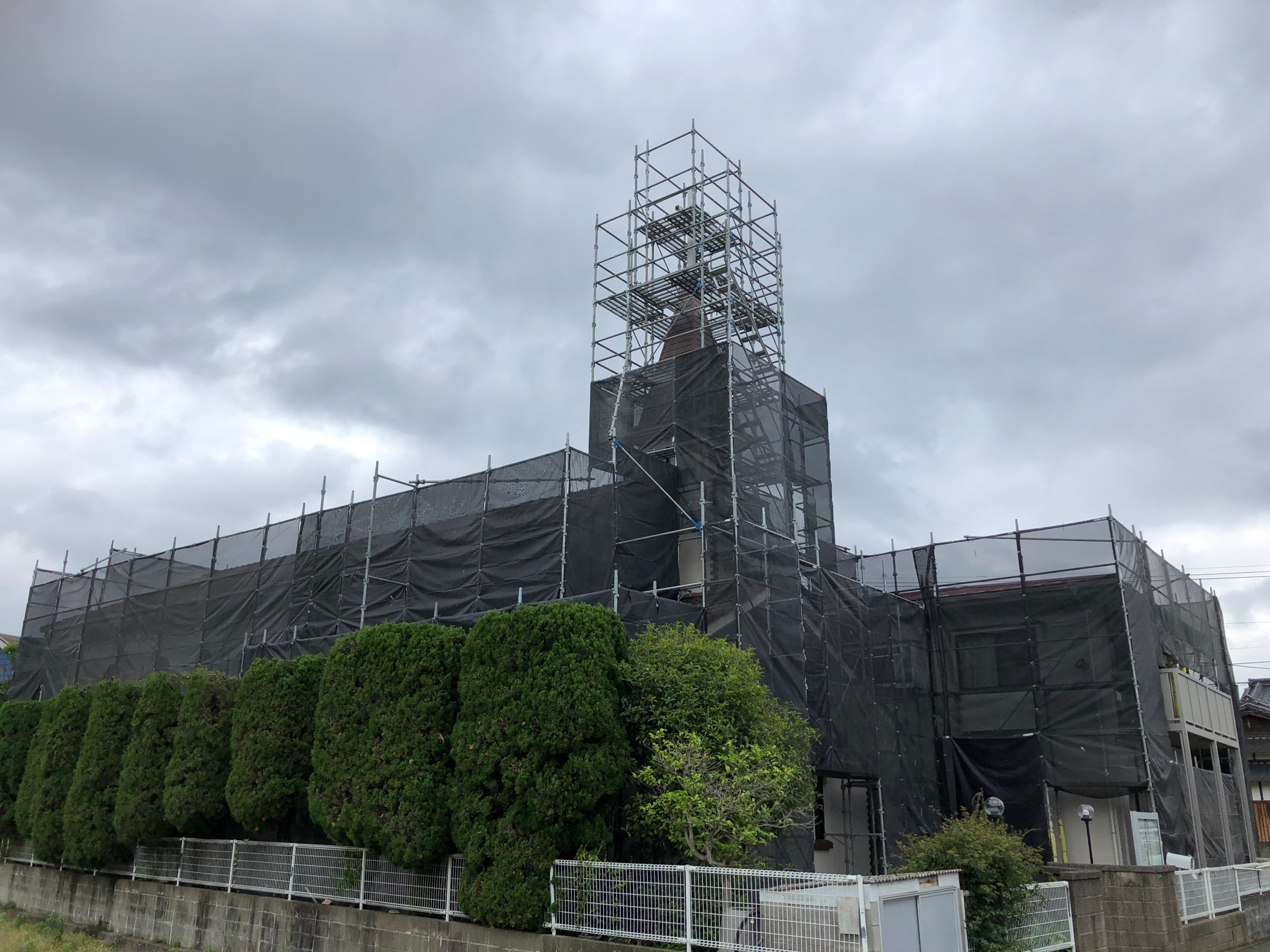 福岡県那珂川市　某キリスト教会　外壁改修工事